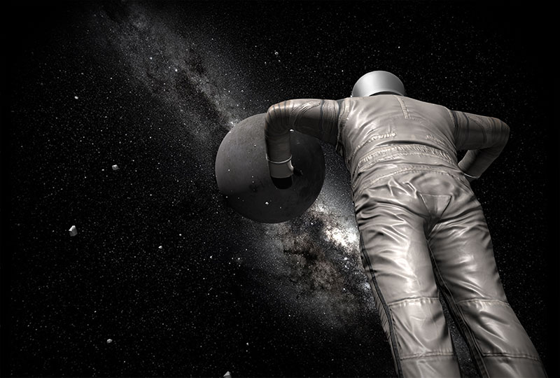 An astronaut